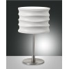 CHANTAL Stolní lampa, těleso hliník, stínítko bílé, pro žárovku 1x40W, E14, 230V, IP20, tř.2, d=200mm, h=350mm, s vypínačem náhled 1