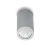 TUBTA LED 1x5W IP54 Stropní svítidlo, těleso hliník, povrch šedostříbrná, krycí sklo čiré, LED 4,5W, teplá 3000K, 350lm/cca 20W žár., 230V, IP54, tř.1, d=60mm, h=110mm náhled 1