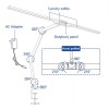 ADMIN 3S, 24W, CCT Stolní pracovní lampa, hliník, černá, 24W, 1400lm, stmívatelná 5 kroků , CCT nast teplota teplá 3000K - denní 6500 K, Ra >92, vč. adaptéru 230V/24V, IP20, rozměry v=840mm, l=950mm, úchyt svěrka náhled 8