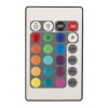 LED žárovka 10W, CCT, RGB E27 Žárovka LED 10W, E27, pomocí dálk. ovladače, nebo app v telefonu Tuya WiFi, lze nastavit teplotu CCT teplá 2700K - denní 6000K, stmívat, RGB, 230V, rozměry d=60mm, l=115mm náhled 2
