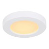 CLAUST R 6W, CCT Stropní svítidlo, těleso plast, povrch bílá, difuzor plast opál, LED 6W, 400lm, CCT přepín teplota teplá 3000K, neutrální 4000K, denní 6500K, IP20, rozměry d=125mm, h=18mm. náhled 1