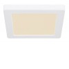 CLAUST SQ 24W Stropní přisazené svítidlo, těleso plast bílá, difuzor plast opál, LED 24W, CCT přepín teplota teplá 3000K, neutrální 4000K, denní 6500K, 2500lm, IP20, rozměry 291x291x17mm. náhled 1