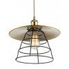 CAMPANULA 3x60W E27 VÝPRODEJ Závěsné svítidlo, těleso kov, povrch antická bronzová, kryt kovová černá mřížka, pro žárovku 3x60W, E27, 230V, IP20, tř.1, rozměry d=330mm, vč závěsu l=1550mm lze zkrátit náhled 2