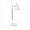 DURA 1x60W E27 Stolní lampa, dvě ramena, těleso kov, povrch šedá, dřevěné a chromové detaily, kabel textil, pro žárovku 1x60W, E27, 230V, IP20, tř.1, rozměry 320x160x450mm, vč vypínače náhled 5