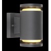 CALIO 2xGX53 Nástěnné venkovní svítidlo, těleso hliník, povrch tmavá šedá antracit mat, detail sklo čiré, pro žárovku LED 2xGX53, 230V, do koupelny IP44, tř.1, rozměry 100x165x130mm náhled 5