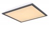 DANIELIS Stropní svítidlo, kov, bílá, rámeček černá difuzor plast LED 12W, 800lm, teplá 3000K, Ra80, 230V, IP20, 300x300x60mm náhled 1