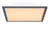 DANIELIS Stropní svítidlo, kov, bílá, rámeček černá difuzor plast LED 12W, 800lm, teplá 3000K, Ra80, 230V, IP20, 300x300x60mm náhled 3