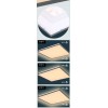 DANIELIS Stropní svítidlo, kov, bílá, rámeček černá difuzor plast LED 12W, 800lm, teplá 3000K, Ra80, 230V, IP20, 300x300x60mm náhled 5