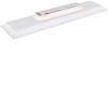 DANIELIS RE Stropní svítidlo, základna kov, bílá, rámeček bílá, difuzor plast LED 24W/1500lm,+6W teplá 3000K, přepínání podsvíc vyp/zap vypínačem, Ra80, 230V, IP20, 800x20x75mm, svítí nahoru/dolů náhled 2