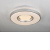 ROZANDA LED 24W Stropní, přisazené svítidlo, základna kov bílá, difuzor akryl opál s kovovou obručí, povrch zlatá, detail skleněné krystaly, LED 24W, 1000lm, teplá 3000K, 230V, IP20, tř.1, d=410mm, h=100mm náhled 5