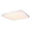 PIRO 48W TUYA-W, CCT Stropní svítidlo, difuzor plast opál, dekor chrom, LED 48W, 4400lm, dálk ovl. (včetně), nebo telefon TUYA WiFi, stmívatelné, CCT nast teplota3000K-6400K , Ra80, 230V, IP20, 495x495x80mm. náhled 1