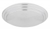 SQUARRO 18W, CCT Stropní svítidlo, těleso kov, bílá, dekor chrom, difuzor plast opál se třpyt. efekt, LED 18W, 1860lm, pomocí dálk ovl lze stmívat, CCT nastav teplota teplá 3000K-denní 6500K., d=400mm, h=95mm náhled 2