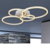 CALAU 30 Stropní svítidlo, základna kov, povrch bílá mat, difuzor plast opál, LED 30W, 1100lm, teplá 3000K, IP20, rozměry: průměr kruhů 300mm, 250mm, 205mm, 495x300x95mm (DxŠxV). náhled 5