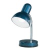 DEZIDERA 2 Stolní lampa, těleso kov, flexibilní rameno, husí krk, povrch modrá, pro žárovku 1x40W, E27, 230V, IP20, d=145mm, h=300mm, s vypínačem náhled 4
