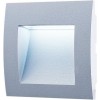 BREMEN Vestavné, venkovní svítidlo do stěny, těleso hliník, povrch šedá, LED 3W, 110lm, neutrální 4000K, 230V, IP65, tř.1, rozměry 140x70x48mm, vč. montážního boxu, svítí dolů. náhled 1