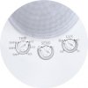 PIR 120°/360° 2000W, IP20 PIR - Pohybové čidlo podhledové, senzor pohybu pro osvětlení, materiál plast, barva bílá, záběr 120°/360°, dosah max 10m, čas sepnutí 10s-30min, 3-2000lx, max. 2000W, 230V, IP20, tř.2, d=120mm. náhled 2