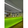 LINEARO LED VÝPRODEJ Vestavné svítidlo, těleso hliníkový profil, bílá, difuzor opál, LED 19W, 1800lm, teplá 3000K, stmív DALI, 230V, IP20, l=1122mm, 104x91mm, BEZ konc náhled 6