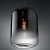 BENN 1x60W E27 Závěsné svítidlo, základna kov, povrch chrom, difuzor sklo tvar válec, šedá kouřová, pro žárovku 1x60W, E27, 230V, IP20, tř.1, rozměry d=195mm, včetně lankového závěsu l=500/1250mm, lze zkrát náhled 3