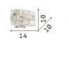 CARO Nástěnné svítidlo, těleso kov, povrch alabastr, difuzor alabastrové kameny, pro žárovku 2x40W, G9, 230V, IP20, tř.1, rozměry 230x100x100mm, svítí nahoru/dolů, včetně světelného zdroje náhled 2