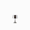 AUST 1x60W E27 Stolní dekorativní lampa, základna kov, povrch chromt, difuzor z transparentního chrom. PVC, pro žárovku 1x60W, E27, 230V, IP20, tř.2, rozměry d=235mm, v=355mm náhled 1