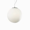 BULON závěsná 300 Závěsné svítidlo základna kov, povrch nikl mat, difuzor sklo opál, pro žárovku 60W, E27, 230V, IP20, d=300mm, lankový závěs l=1250mm, lze zkrátit náhled 2