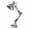 DYMAN 1x60W E27 Stolní kancelářská lampa, těleso kov, povrch bílá, pro žárovku 1x60W, E27, A60, 230V, IP20, tř.2, rozměry dvě ramena l= 260mm + 240mm náhled 2