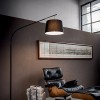 PANN 1x60W E27 Stojací pokojová lampa, základna kov, povrch bílá, stínítko PVC potaženo textilní látkou bílá, pro žárovku 1x60W, E27, 230V, IP20, tř.2, rozměry š=1180mm, v=1970mm, h=400mm náhled 4