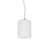 BENN 1x60W E27 Závěsné svítidlo, základna kov, povrch chrom, difuzor sklo tvar válec, šedá kouřová, pro žárovku 1x60W, E27, 230V, IP20, tř.1, rozměry d=195mm, včetně lankového závěsu l=500/1250mm, lze zkrát náhled 2