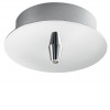 CEILING CUP 1 Stropní krytka pro 1 kabel, pro napájení svítidel, těleso kov, povrch bílá, 230V, tř.1, d=100mm, h=40mm náhled 3