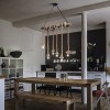 LANO 6x15W E27 Závěsné svítidlo, rám kov, povrch černá, těleso dřevo s šesti konopnými lany, pro žárovku 6x15W, E27, 230V, IP20, tř.1, rozměry 800x50mm, vč řetězu l=1530mm lze zkrátit náhled 3