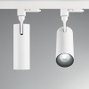 HATHOR LED 30W Bodové svítidlo, nastavitelný směr svícení, těleso hliník, povrch bílá, LED 30W, neutrální 4000K, 2960lm, vyzař. úhel 36°, Ra80, 230V, IP20, d=80mm, l=180mm, vč. 3F adaptéru NORDIC ALUMINIUM náhled 4