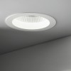 PLEX LED Stropní vestavné svítidlo bodové, těleso hliník, povrch lak bílá, krycí sklo čiré, LED 1x15W, neutrální 4000K, 1510lm, 230V, do koupelny IP44/IP20, tř.2. rozměry d=144mm h=71mm náhled 5