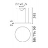 GREIS HL II Závěsné svítidlo, těleso hliník, povrch černá, difuzor plast opál, LED 35W, 3050lm, teplá 3000K, 230V, IP20, tř.2, rozměry d=700mm, vč závěs lanka l=2050mm, lze zkrátit. náhled 3