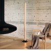 RIPI FL 26W Stojací lampa, základna kov, povrch černá, těleso dřevo světlé, difuzor plast opál, LED 26W, 2150lm, teplá 3000K, stmívání, 230V, IP20, rozměry 220x150mm, h=1610mm. náhled 3
