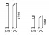 GREDING FL 8,5W Sloupkové svítidlo, exteriérové, těleso hliník, povrch černá antracit, difuzor plast opál, LED 8,5W, 1050lm, neutrální 4000K, 230V, IP54, tř.1, rozměry 139x1000x125mm. náhled 6