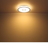 APIS smart Stropní svítidlo, difuzor plast opál, det černá, LED 30W, 3300lm, dálk ovl, nebo smart telefon Tuya, WiFi, stmív, nast teplota CCT teplá 2700K - denní 6000K, RGBW, 230V, IP44, d=400mm, h=80mm náhled 28