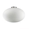 FIFTY PL, 1x60W, E27 Stropní svítidlo, základna kov, povrch nikl mat, difuzor sklo bílé ručně foukané, pro žárovku 1x60W, E27, 230V, IP20, tř.1, d=400mm, h=250mm náhled 1