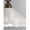 PIATRO C2 Stropní svítidlo, těleso kov, povrch mosaz antik, stínítko keramika, pro žárovku 2x46W, E27, A60, 230V, IP20, tř.1, l=625mm, h=280mm náhled 2