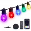 DICIO Chain 15W TUYA-W, RGB Venkovní párty řetěz, LED 15W, Tuya, WiFi, dálk. ovl. (souč) nebo smart tel. nastav teplota CCT teplá 2700K-denní 6500K, stmív, RGB, 230V, IP65, délka 15m. náhled 1