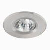 ATAK R1 Stropní, podhledové, bodové svítidlo, těleso hliník, povrch hliník mat, pro žárovku 1x50W, GU10 ES50, 230V, IP20, d=79mm, h=150mm, symb "F" mont/hořl podkl max náhled 1