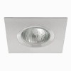 ATAK Q2 Stropní, podhledové, bodové svítidlo, těleso hliník, povrch hliník mat, pro žárovku 1x50W, GU10 ES50, 230V, IP20, 79x79mm, h=150mm, symb "F" mont/hořl podkl max náhled 1