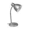 STUDO Stolní lampa, těleso kov, povrch šedostříbrná, flexibilní rameno husí krk, pro žárovku 1x40W, E14, 230V, IP20, d=147mm,107mm, h=max.295mm, s vypínačem. náhled 1