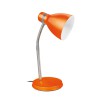 STUDO Stolní lampa, těleso kov, povrch šedostříbrná, flexibilní rameno husí krk, pro žárovku 1x40W, E14, 230V, IP20, d=147mm,107mm, h=max.295mm, s vypínačem. náhled 2