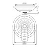 RAPS Stropní svítidlo, PIR senzor pohybu úhel 150°, dosah 8m, čas 8s-8min, soumr 5lx-2000lx, kov, bílá, difuzor sklo opál, pro žárov 2x40W, E27, 230V, IP20, d=300mm, h=95mm náhled 2