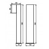 CEPHEI GARDEN sloupkové 1x20W GU10 Sloupkové, bodové venkovní svítidlo, materiál hliník, povrch černá mat, sklo čiré, pro žárovku 1x20W, GU10, ES50, 230V, IP44, tř.1, rozměry 105x128mm, h=500mm, svítí dolů náhled 3