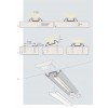 PROLED-09 PŘISAZENÝ HLINÍKOVÝ profil pro LED pásek VÝPRODEJ Přisazený hliníkový profil, eloxovaný, pro LED pásky šířky max w=12mm, rozměry 30x17mm, délka l=2m, cena za 2m náhled 7