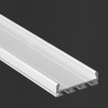 BIBI-ONE PŘISAZENÝ HLINÍKOVÝ profil pro LED pásek VÝPRODEJ Přisazený hliníkový profil eloxovaný, pro instalaci LED pásků šířky max w=18mm, rozměry 26x7mm, délka l=1000mm náhled 1