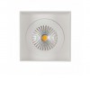 DIRK SQUARE Stropní vestavné komínkové svítidlo, těleso hliník, povrch bílá, pro žárovku, 1x50W, GU10 ES50, 230V, IP20, tř.2, rozměry 73x73x52mm náhled 2