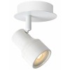 ADONA-LED 1x4,5W GU10 Stropní svítidlo, nastavitelný směr svícení, těleso kov, povrch lak bílá, LED 1x4,5W, GU10, teplá 3000K, 320lm, 230V, do koupelny IP44, tř.2. rozměry 100x100x140mm, vč.sv.zdr. náhled 1