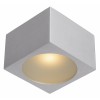 RUGY SQUARE 1x4W G9 IP54 Stropní svítidlo čtvercové, základna hliník, povrch lak bílá mat, difuzor sklo mat, pro žárovku 1x4W, G9, 230V, do koupelny IP54, tř.1. rozměry 90x90x60mm náhled 2